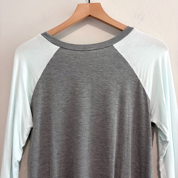 Honeydew Long Sleeve Better Late Than Ugly Sleep Lounge Tee T-Shirt - Picture 8 of 9